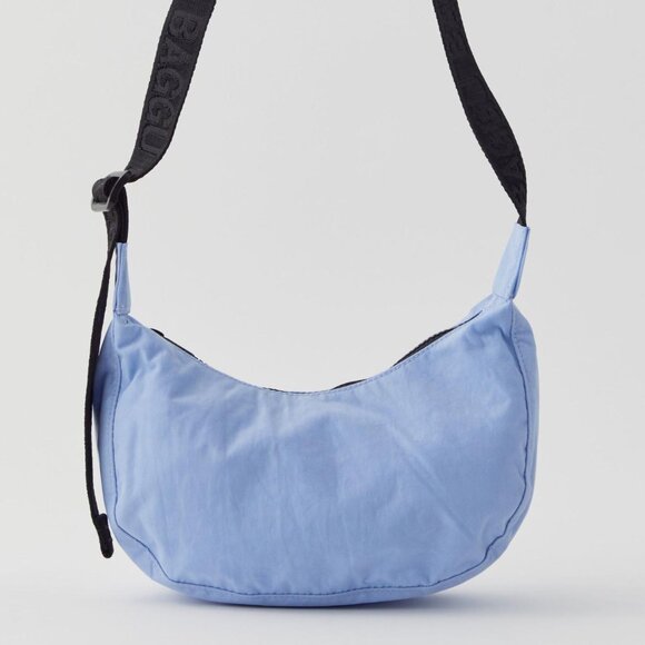 NWT Baggu Small Crescent Bag - Serenity Blue - Picture 1 of 7
